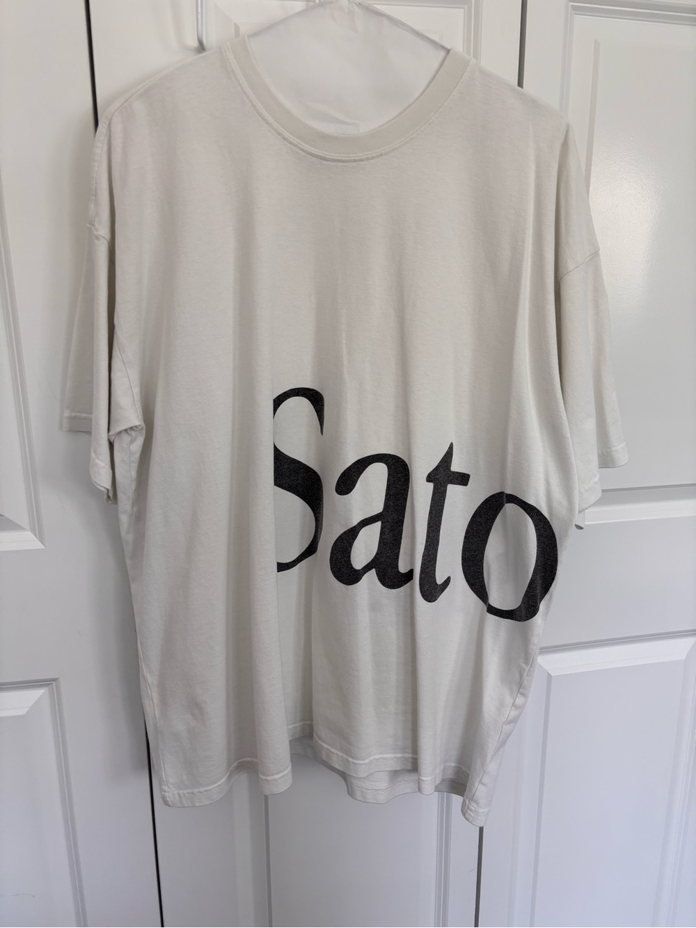 Satoshi Nakamoto White Graphic Tee
